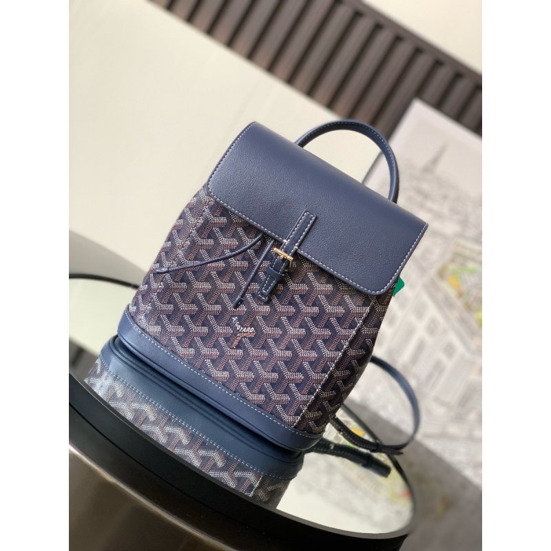 Goyard Alpin Mini Backpack-Navy blue