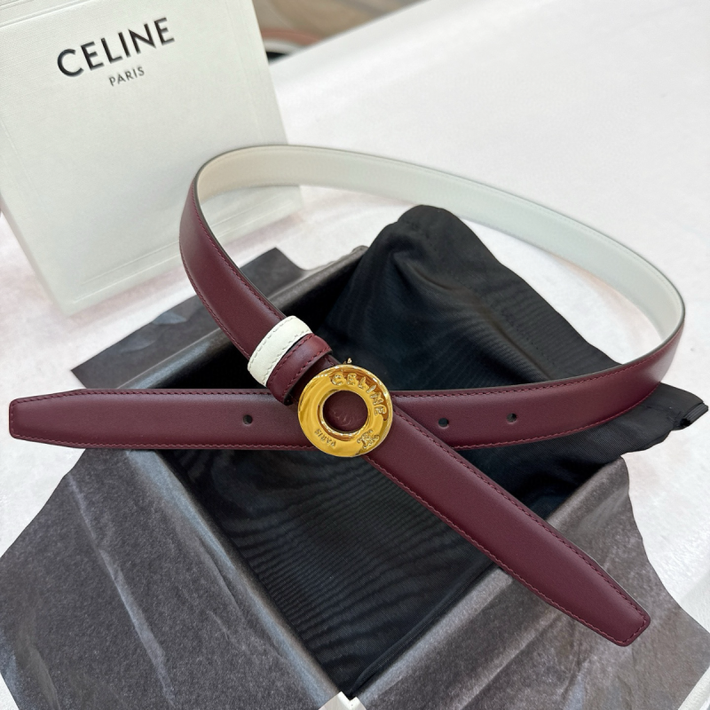 Celine Gürtel Disc Buckle Reversible 25mm