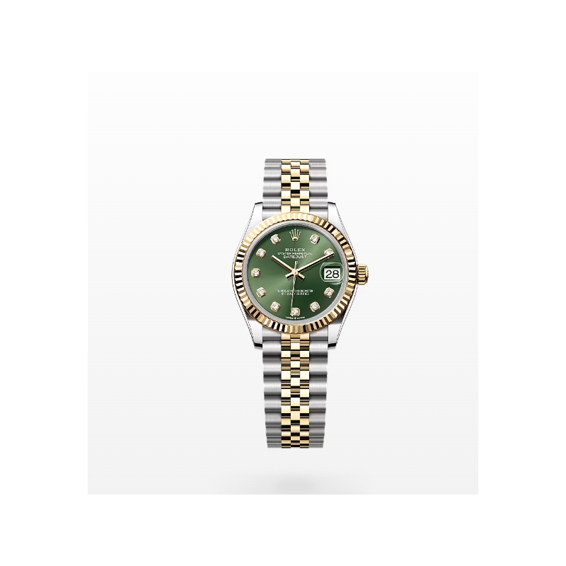 Rolex Lady Datejust 28mm, 31mm, Oystersteel, Diamonds, Yellow gold  