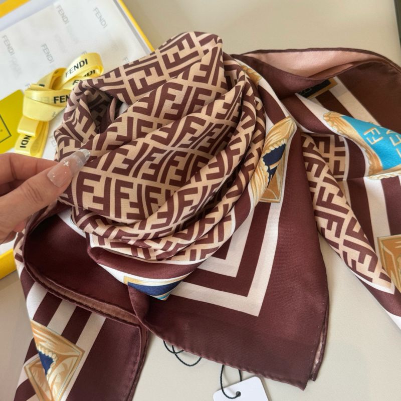 Fendi Silk Square Scarf 90cm