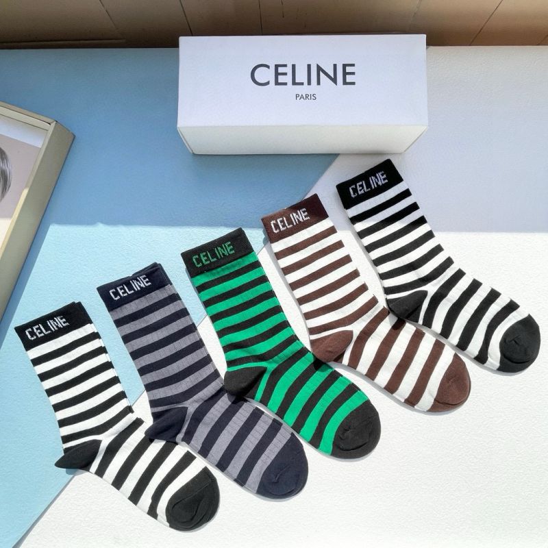 Celine socks ( 5 pairs)