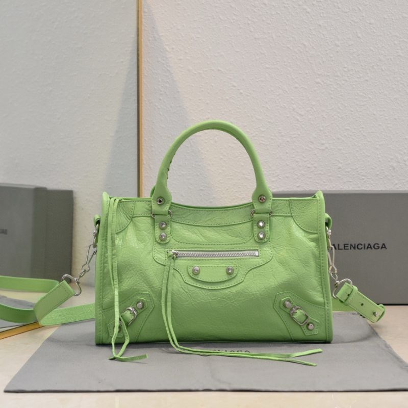 Balenciaga Le City kleine Tasche-Green