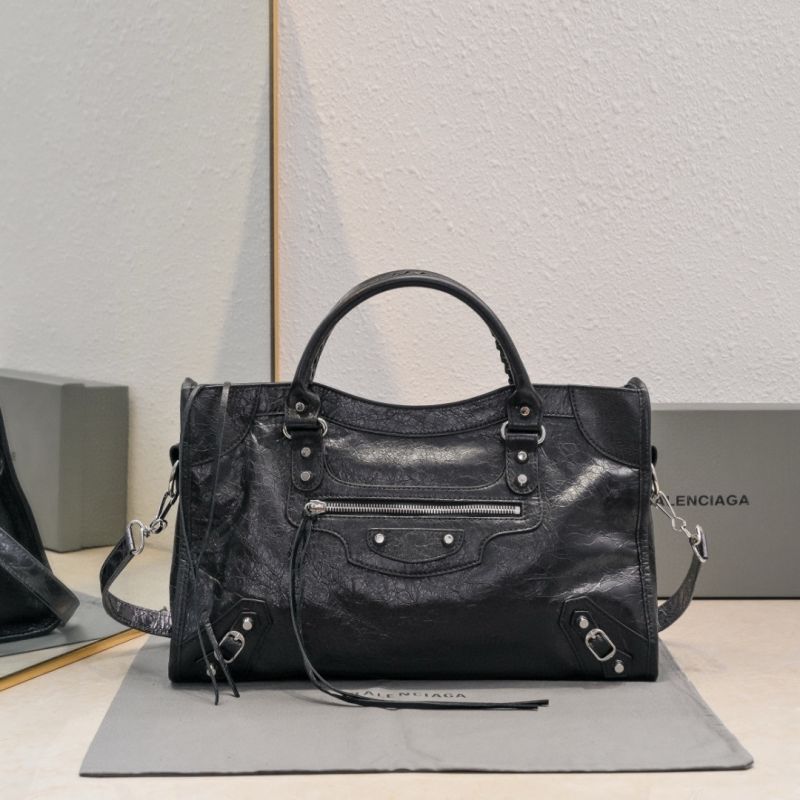 Balenciaga Le City mittlere Tasche-Black
