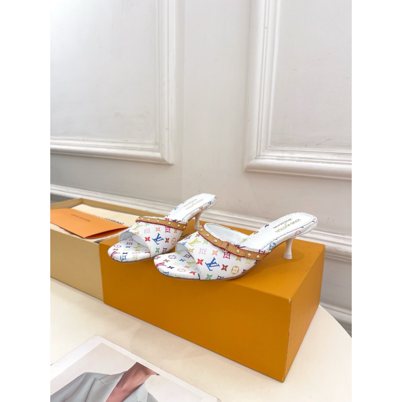 LV X TM Heeled Mule 5.5cm/ 9.5cm, Size 35-42 