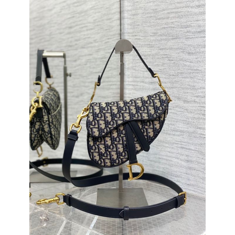 Dior Mini Saddle Bag with strap 