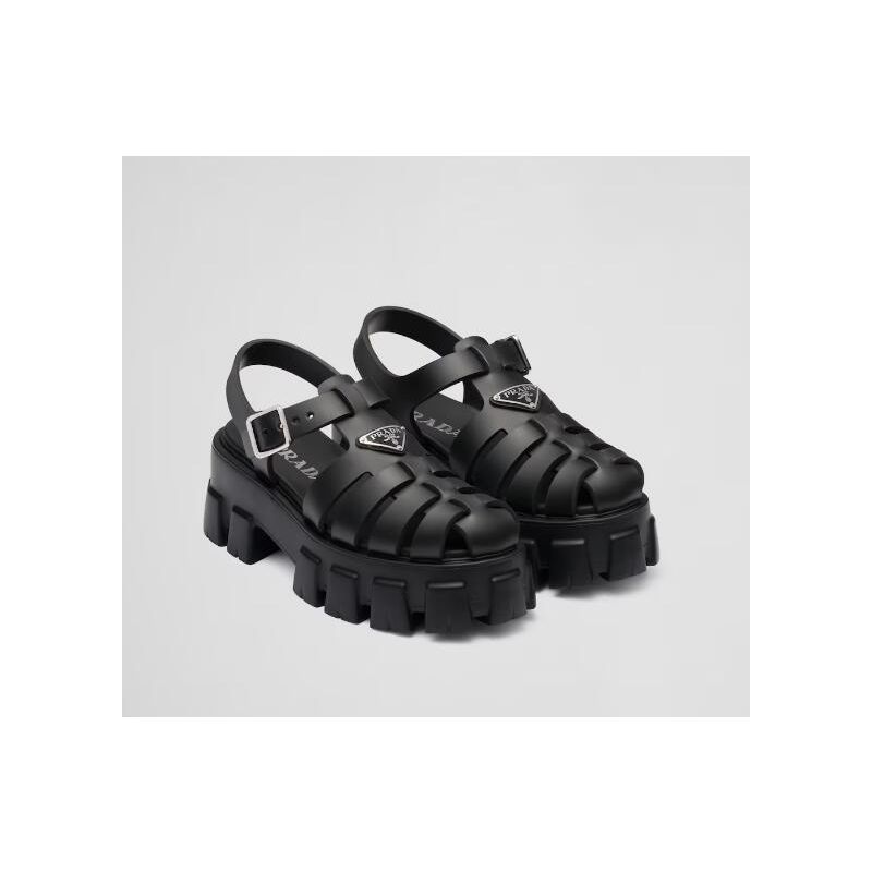 Prada Rubber Monolith sandals ,  35-41