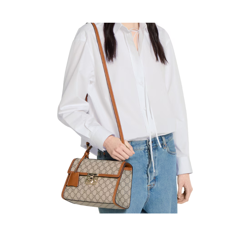 Mittelgro&szlig;e Padlock Henkeltasche