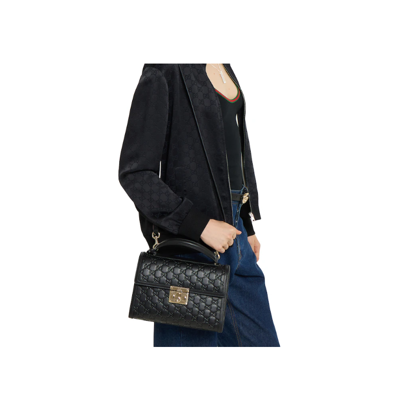 Mittelgro&szlig;e Padlock Henkeltasche