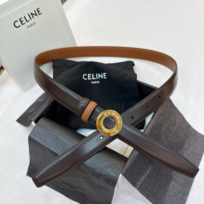 Celine Gürtel Disc Buckle Reversible 25mm