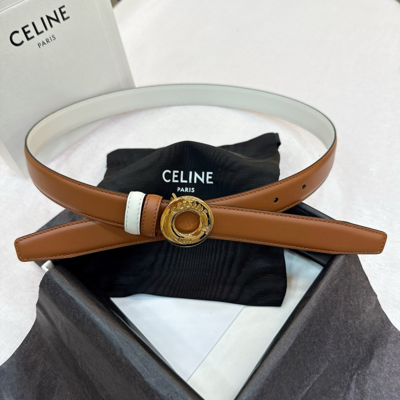 Celine Gürtel Disc Buckle Reversible 25mm