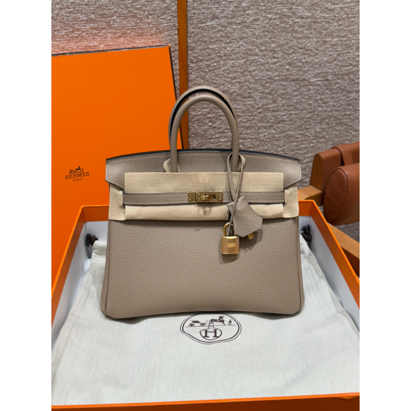 Hermes Birkin 25 / Birkin 30  in Togo Leather-Gris Tourterelle
