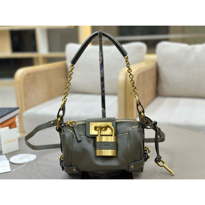 Chloe kleine Paddington Kettentasche-Winter Ivy