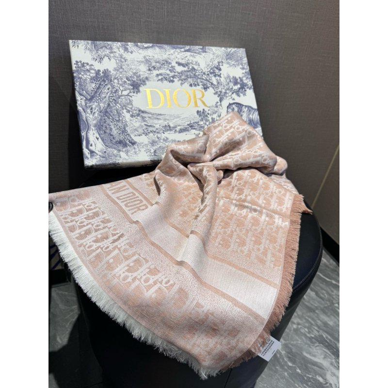 Dior Silk and Cashmere Shawl/Scarf
