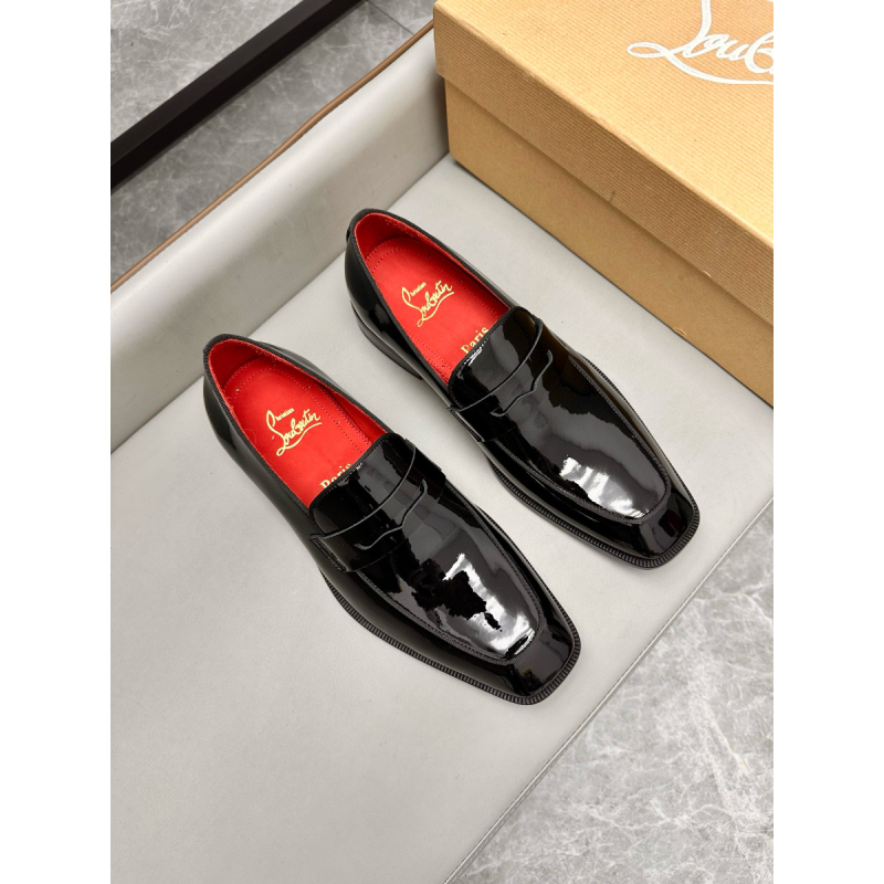 Christian Louboutin Men's Leather Loafter, Size 39-46