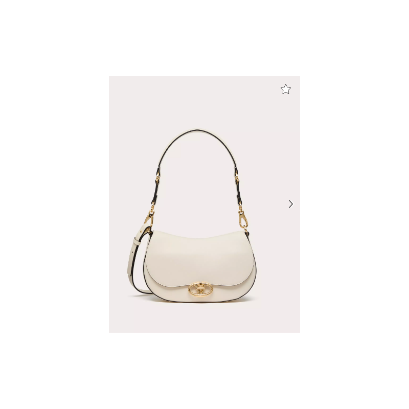 Garavani Ohval Small soulder bag in Nappa leather 